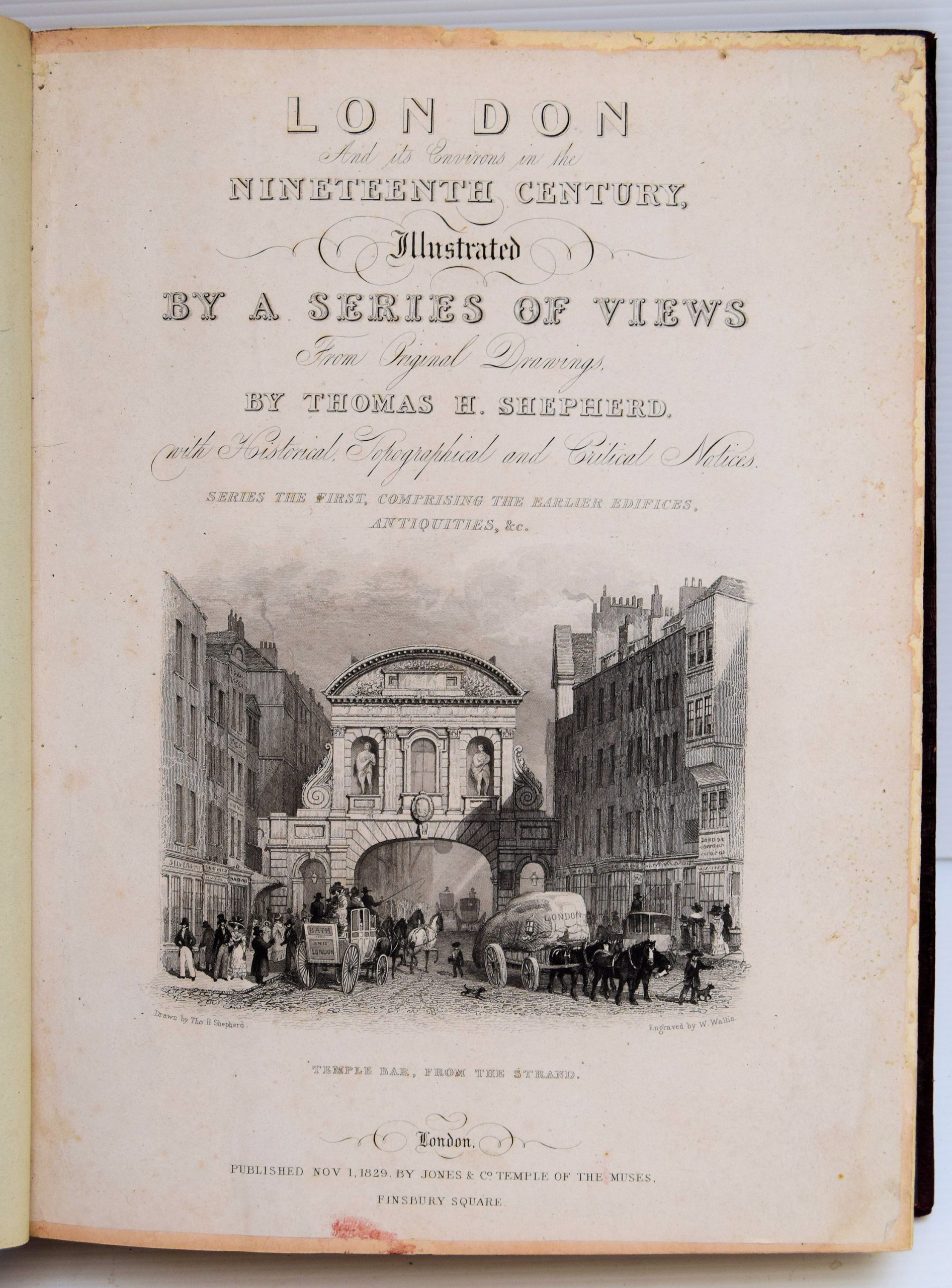 METROPOLITAN IMPROVEMENTS; OR LONDON IN THE NINETEENTH CENTURY: DISPLAYED IN A SERIES OF ENGRAVINGS OF THE NEW BUILDINGS, IMPROVEMENTS BY THE MOST EMINENT ARTISTISTS, FROM THE ORIGINAL DRAWINGS TAKEN FROM THE OBJECTS THEMSELVES EXPRESSLY FOR THIS WORK BY MR THOS H SHEPHERD, WITH HISTORICAL, TOPOGRAPHICAL & CRITICAL ILLUSTRATIONS BY JAMES ELMES - Image 2