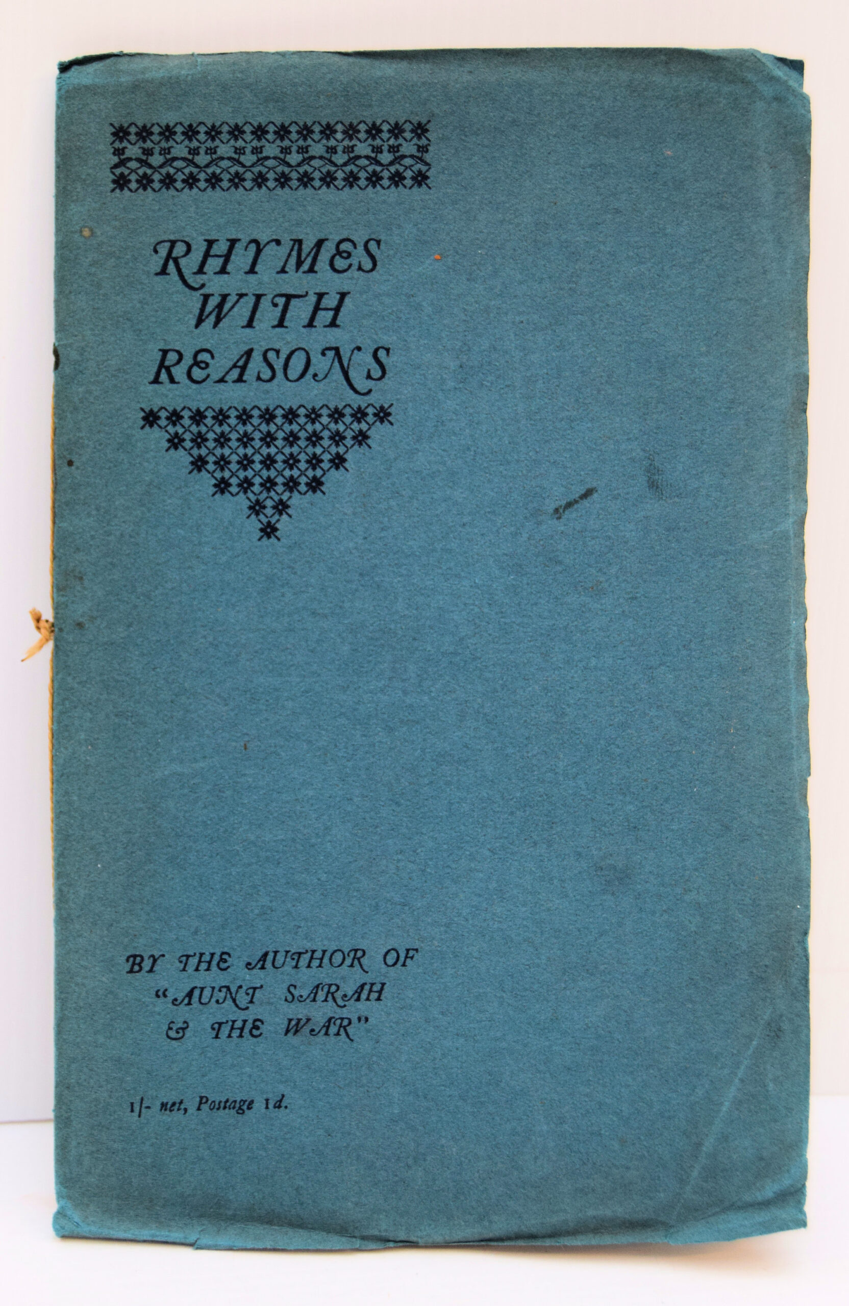 Rhymes with reasons / by the author of Aunt Sarah.