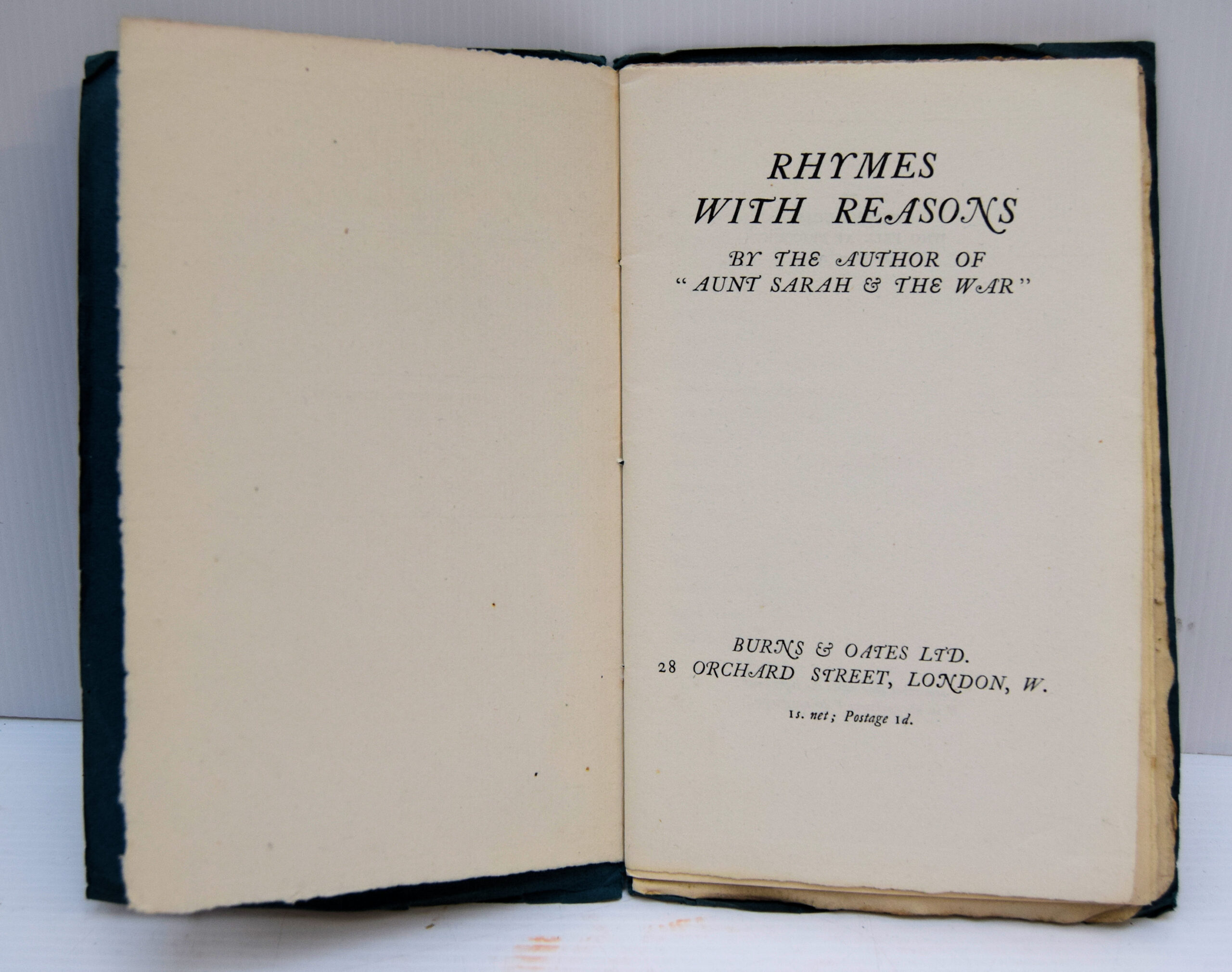 Rhymes with reasons / by the author of Aunt Sarah. - Image 2