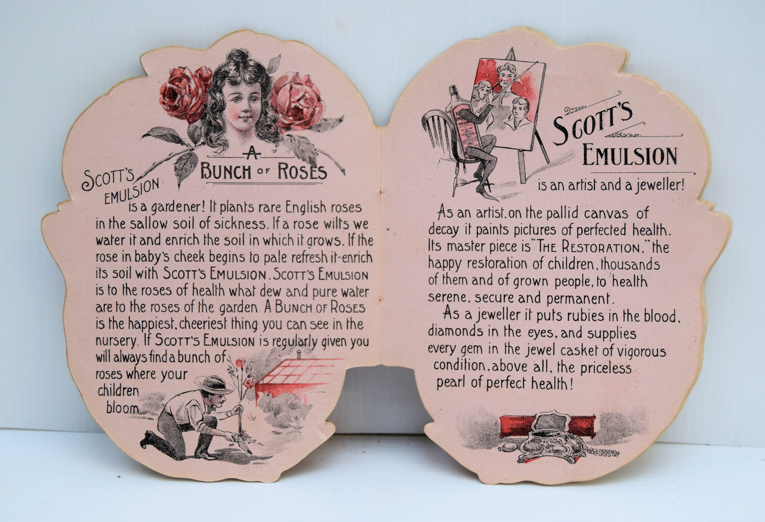 A Bunch Of Roses -Vintage 'Scott's Emulsion' Advertising Booklet - Image 4
