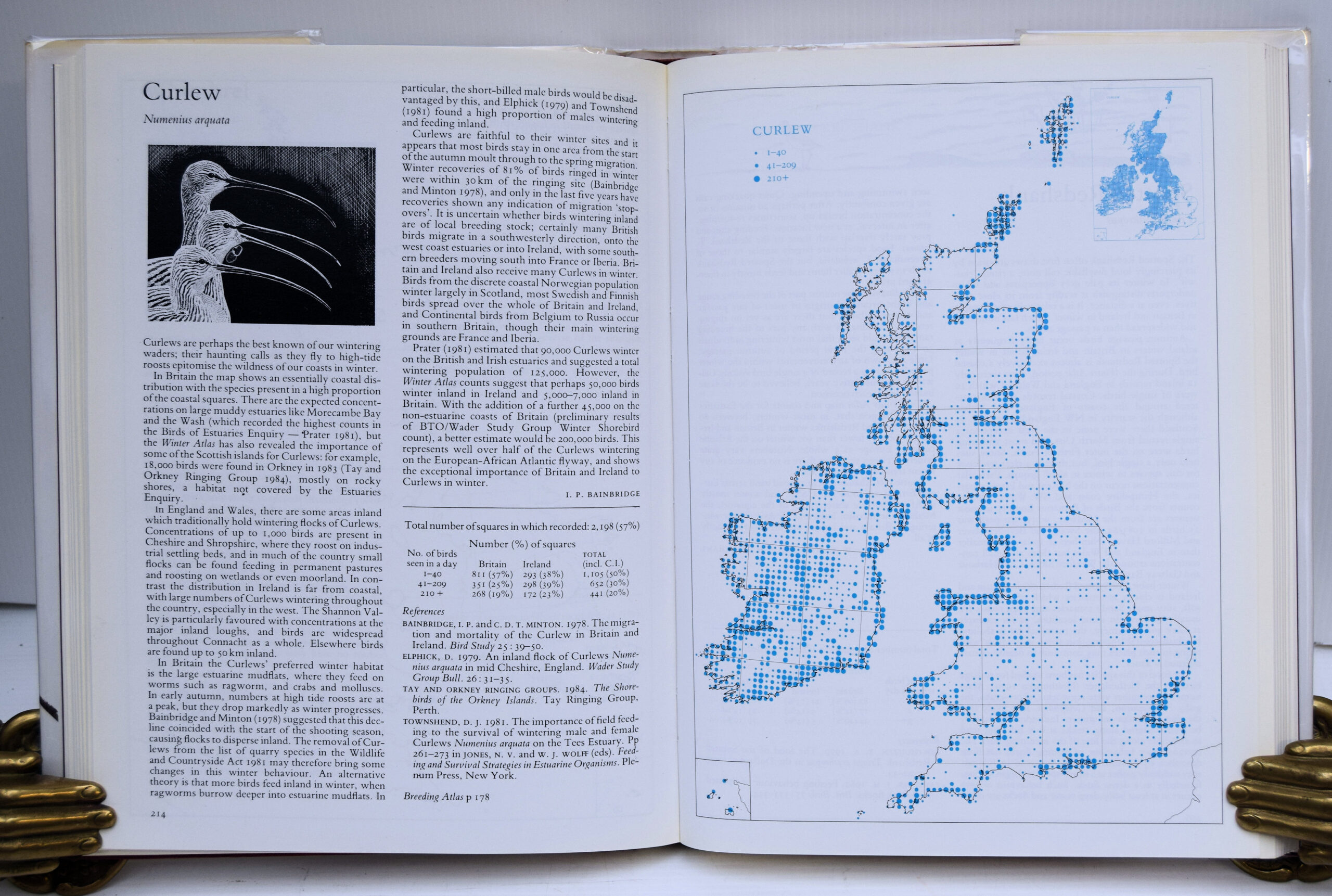 THE ATLAS OF WINTERING BIRDS IN BRITAIN AND IRELAND. - Image 3