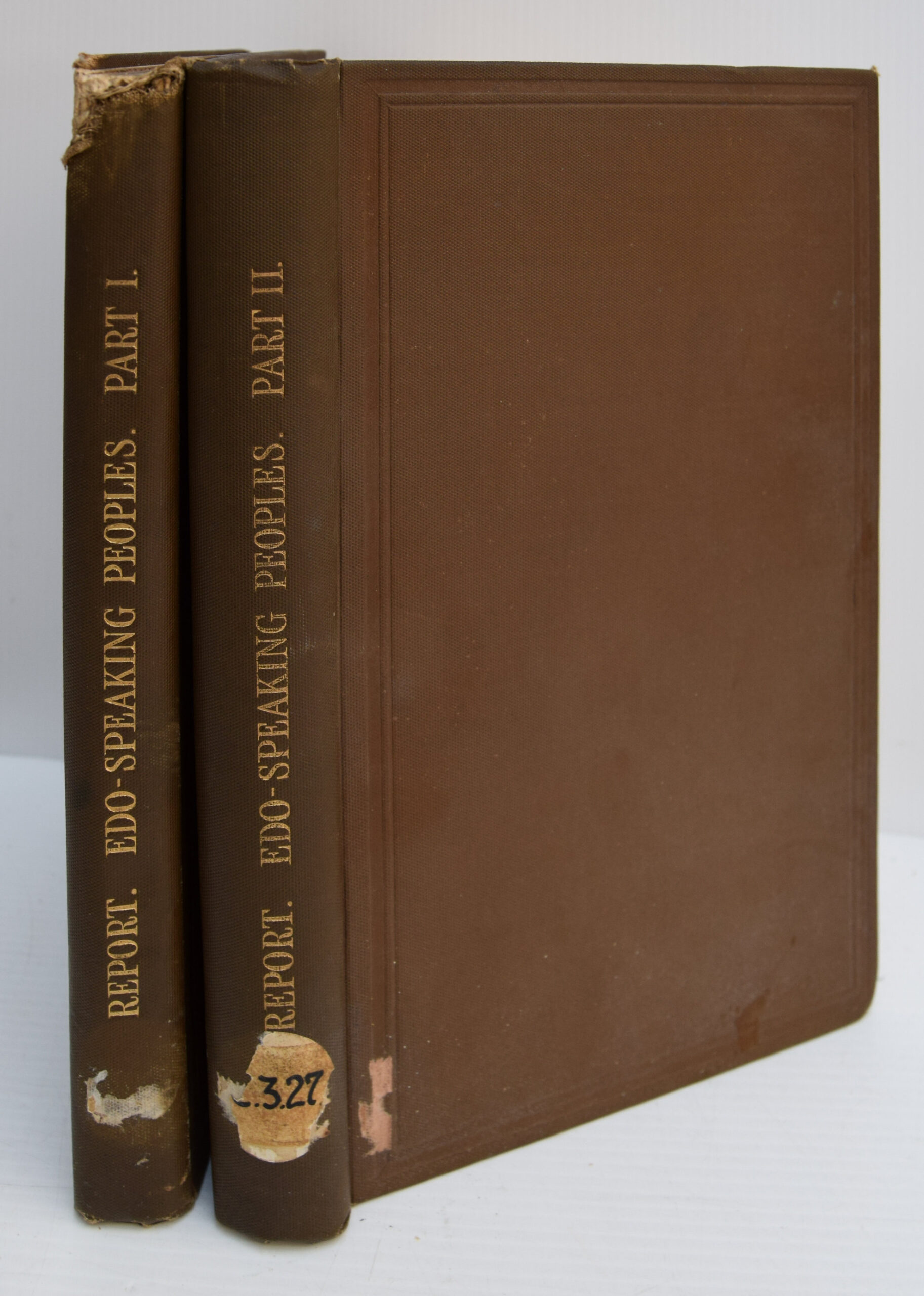 ANTHROPOLOGICAL REPORT ON THE EDO-SPEAKING PEOPLES OF NIGERIA.