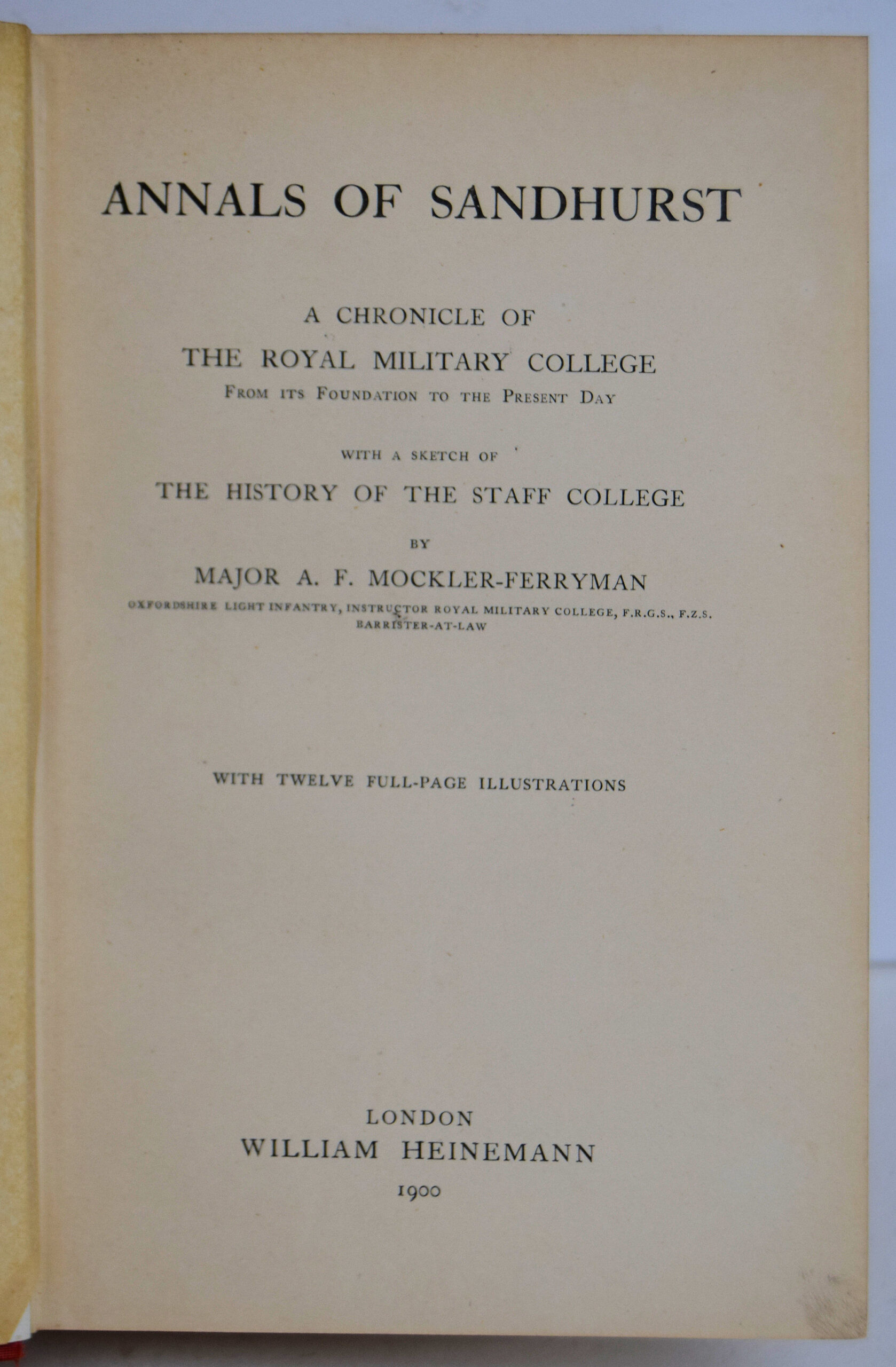 ANNALS OF SANDHURST.. - Image 2