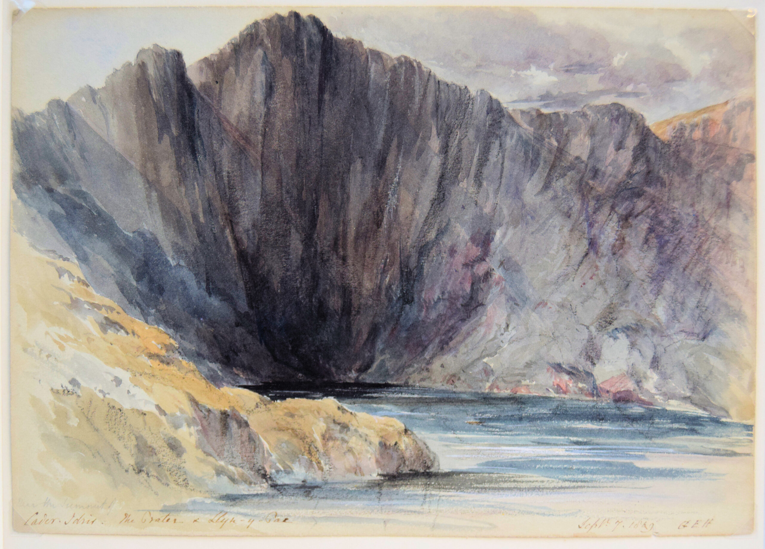 CADER IDRIS. THE CRATER LLYN-Y-GADER. - Image 2