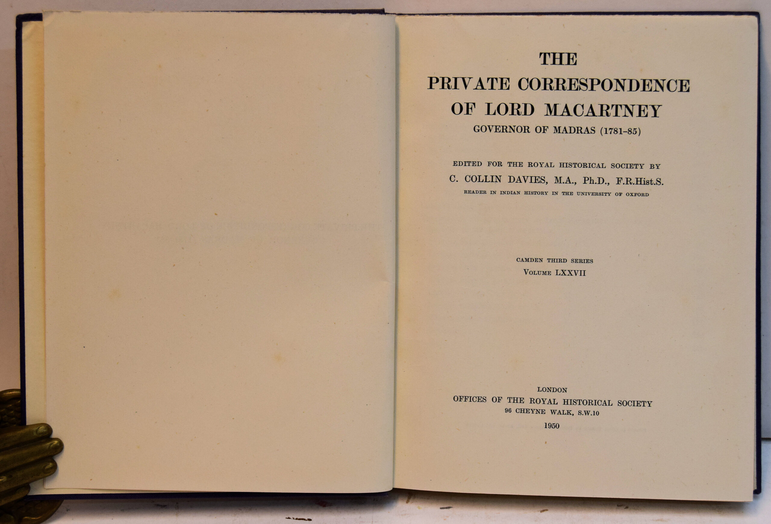THE PRIVATE CORRESPONDENCE OF LORD MACARTNRY - Image 2