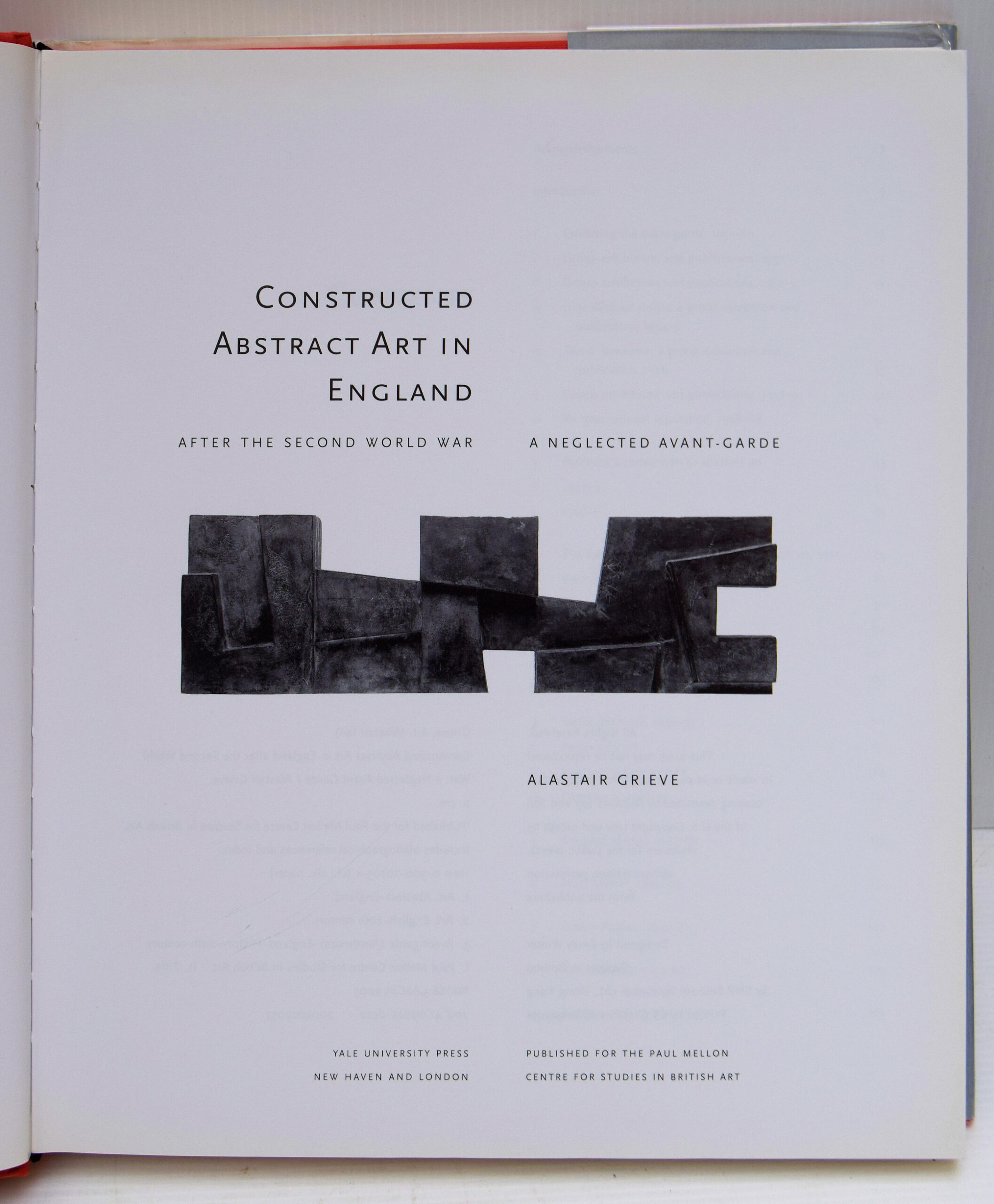 Constructed Abstract Art in England after the Second World War. A Neglected Avant Garde. - Image 2