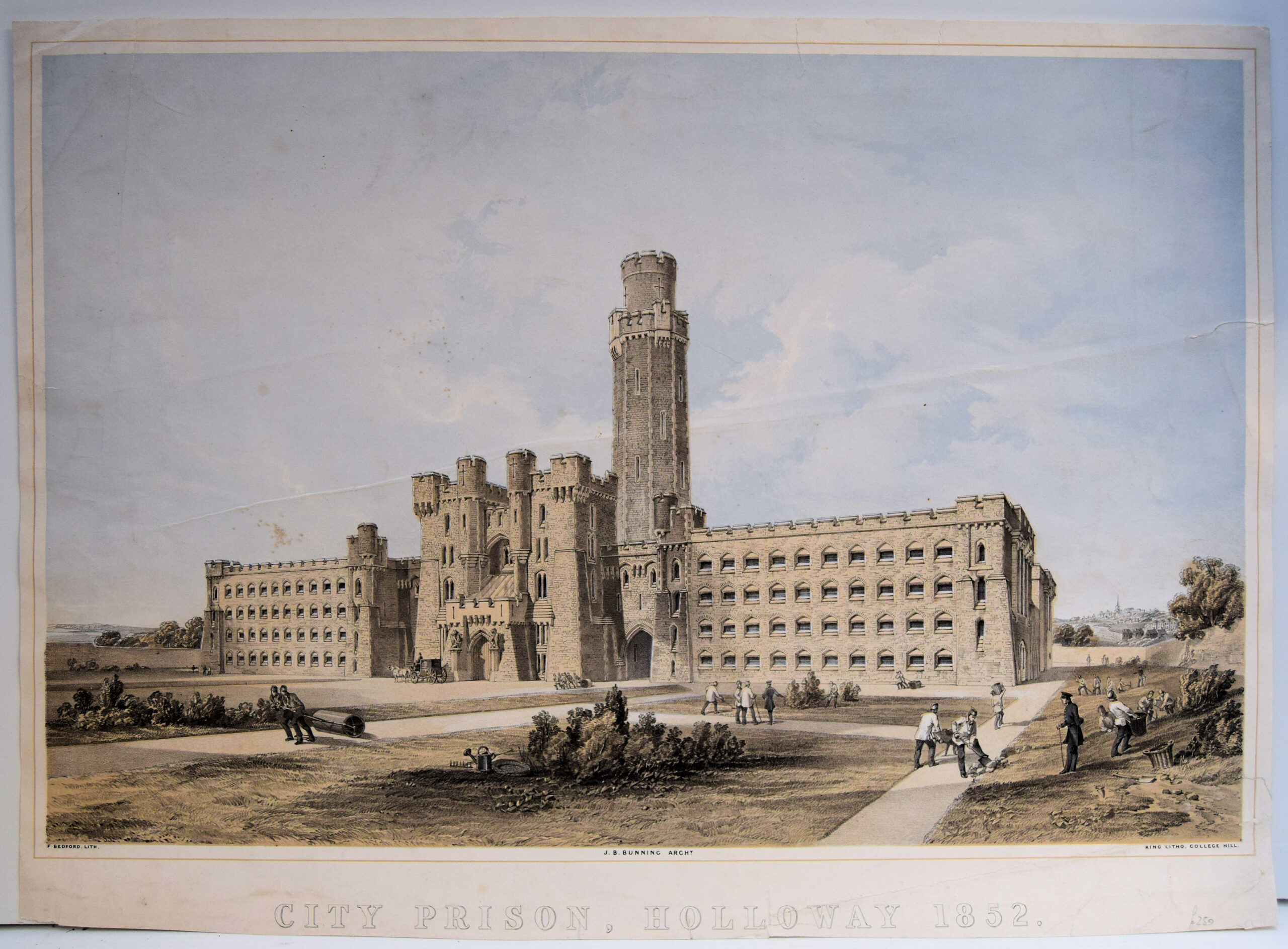 CITY PRISON HOLLOWAY 1852.