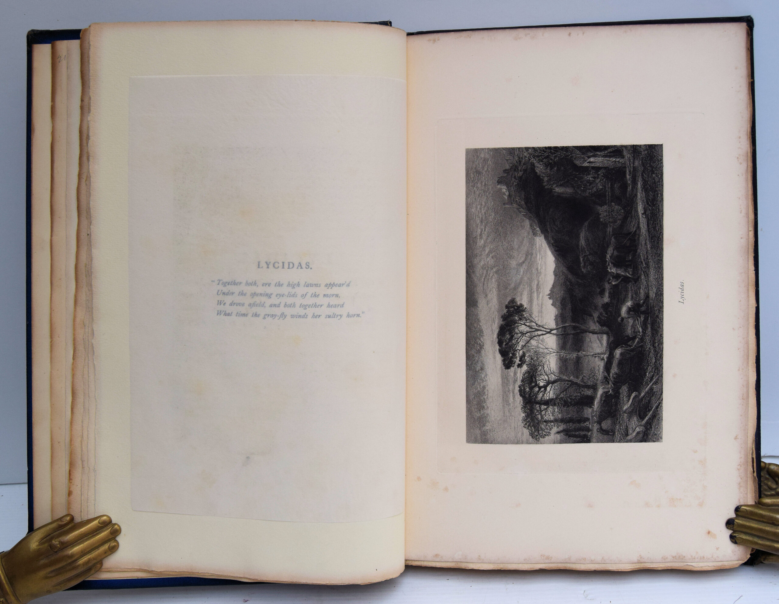 THE SHORTER POEMS OF JOHN MILTON WITH ILLUSTRATIONS BY SAMUEL PALMER. - Image 4