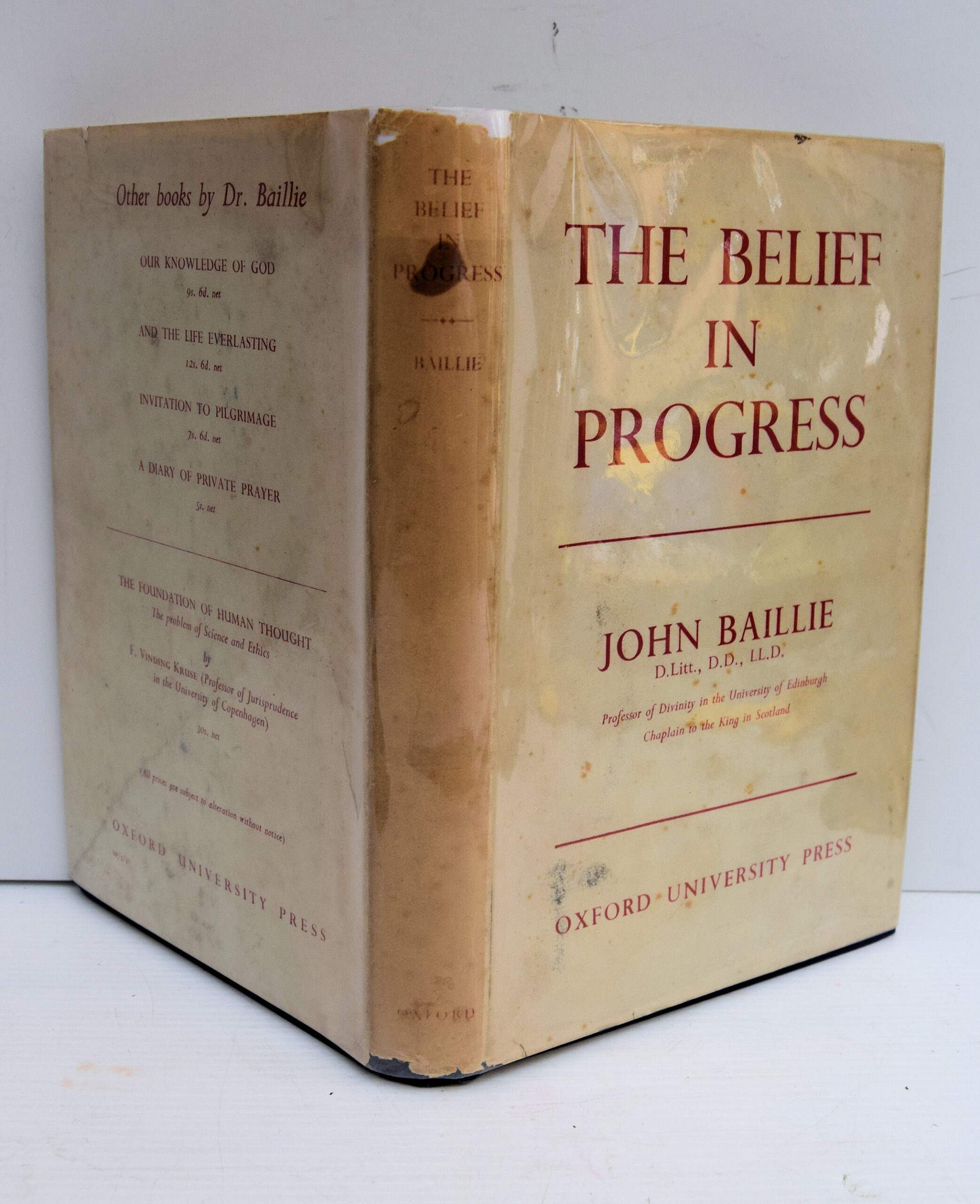 THE BELIEF IN PROGRESS.